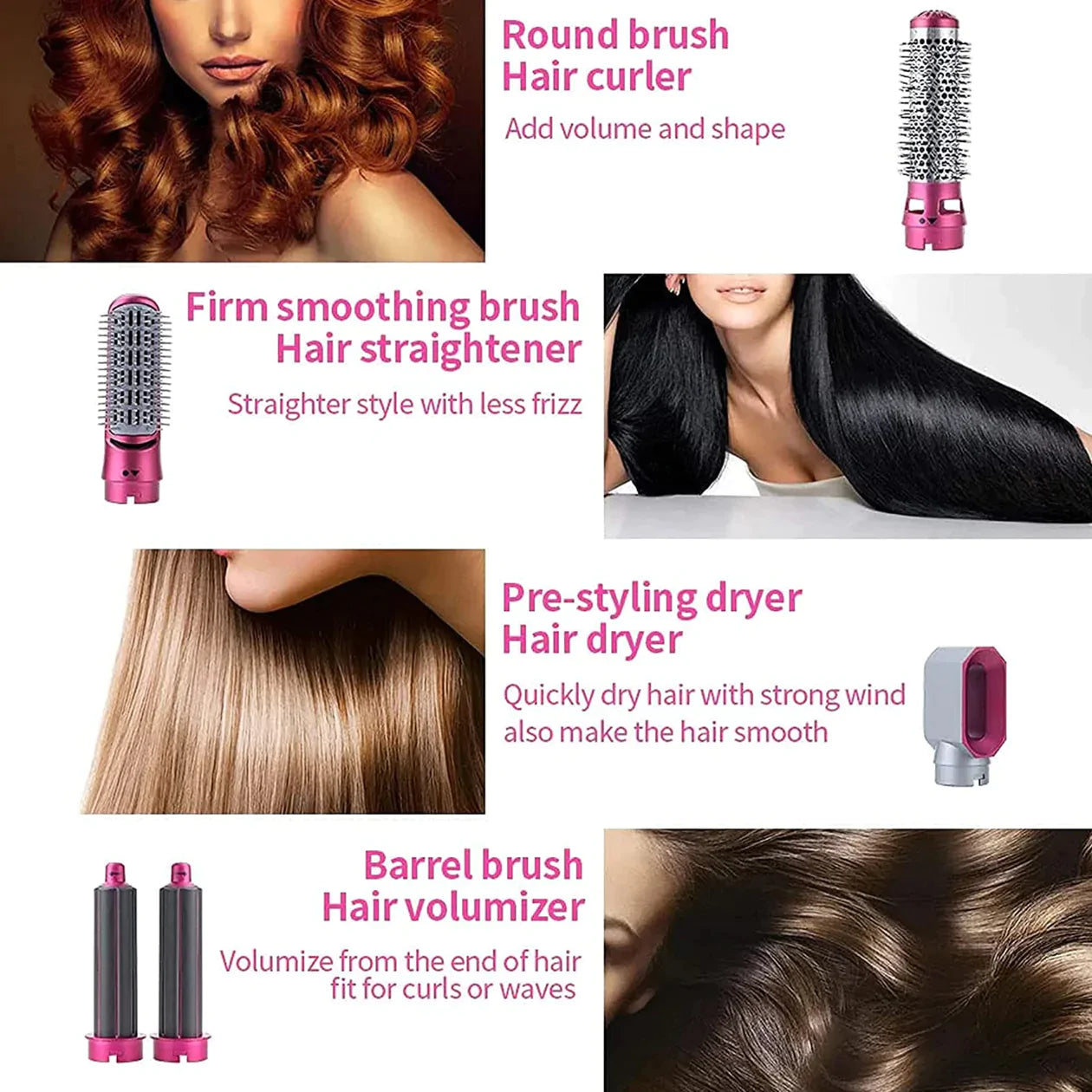 3 in 1 Hot Air Brush Hair Dryer & Styler
